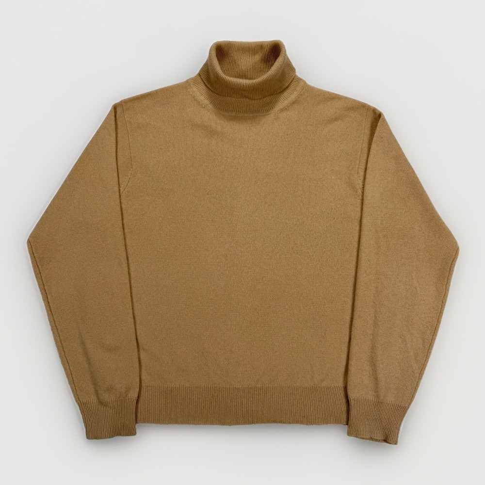Vintage Lord and Taylor Cashmere Womens XL Turtleneck Quiet Luxury Minimalist